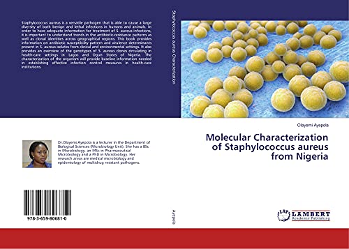 Imagen de archivo de Molecular Characterization of Staphylococcus aureus from Nigeria a la venta por Revaluation Books