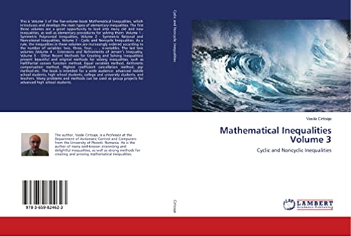 9783659824623: Mathematical Inequalities Volume 3: Cyclic and Noncyclic Inequalities