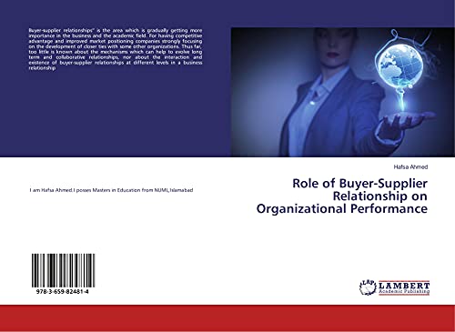 Beispielbild fr Role of Buyer-supplier Relationship on Organizational Performance zum Verkauf von Hamelyn