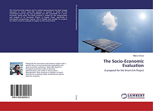 Imagen de archivo de The Socio-Economic Evaluation: A proposal for the Smart-Cm Project a la venta por Revaluation Books