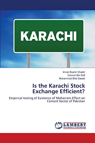 Beispielbild fr Is the Karachi Stock Exchange Efficient? zum Verkauf von Lucky's Textbooks