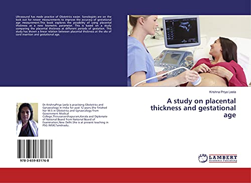 Stock image for A study on placental thickness and gestational age for sale by Revaluation Books