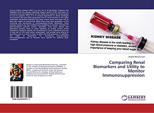 9783659835711: Comparing Renal Biomarkers and Utility to Monitor Immunosuppression