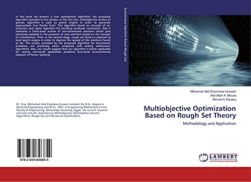 Beispielbild fr Multiobjective Optimization Based on Rough Set Theory: Methodology and Application zum Verkauf von Revaluation Books