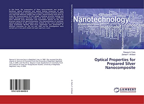 9783659884900: Optical Properties for Prepared Silver Nanocomposite