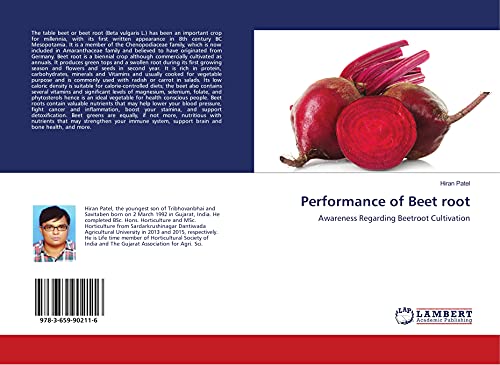 9783659902116: Performance of Beet root: Awareness Regarding Beetroot Cultivation