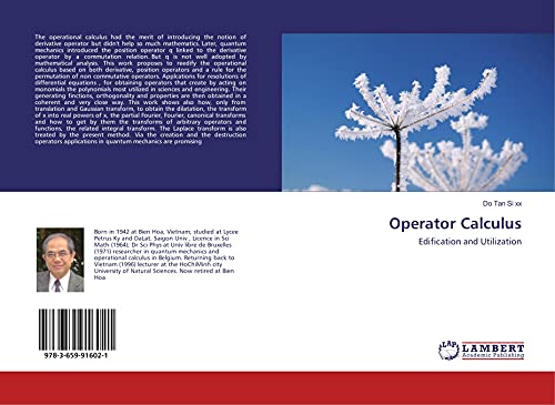 9783659916021: Operator Calculus: Edification and Utilization