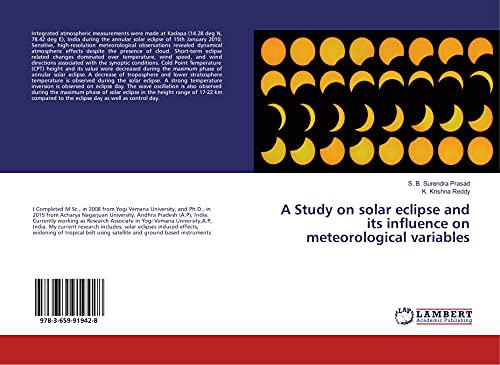 9783659919428: A Study on solar eclipse and its influence on meteorological variables