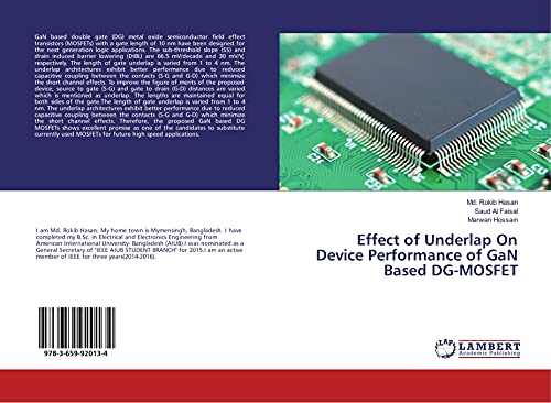 9783659920134: Effect of Underlap On Device Performance of GaN Based DG-MOSFET