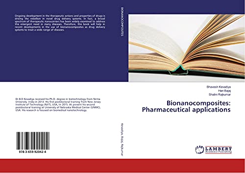 Imagen de archivo de Bionanocomposites: Pharmaceutical applications a la venta por Revaluation Books