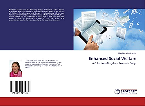9783659921964: Enhanced Social Welfare: A Collection of Legal and Economic Essays