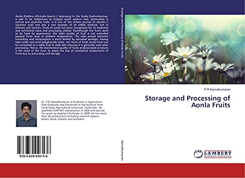 Imagen de archivo de Storage and Processing of Aonla Fruits a la venta por Revaluation Books