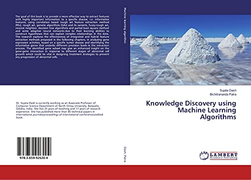 9783659926204: Knowledge Discovery using Machine Learning Algorithms