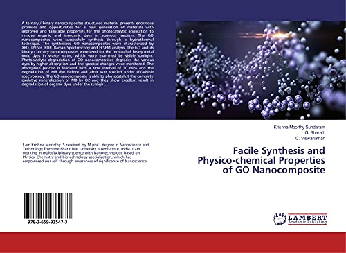 9783659935473: Facile Synthesis and Physico-chemical Properties of GO Nanocomposite