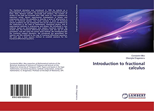 Imagen de archivo de Introduction to fractional calculus a la venta por GF Books, Inc.