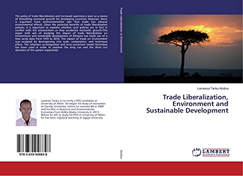 Imagen de archivo de Trade Liberalization, Environment and Sustainable Development a la venta por Revaluation Books