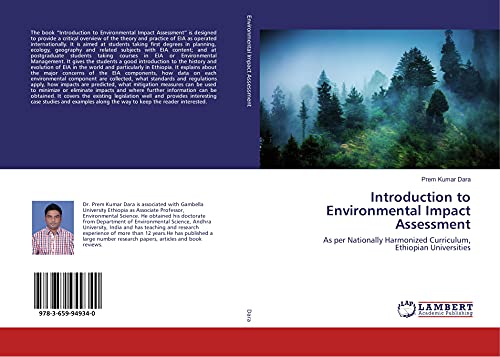 Imagen de archivo de Introduction to Environmental Impact Assessment: As per Nationally Harmonized Curriculum, Ethiopian Universities a la venta por Revaluation Books