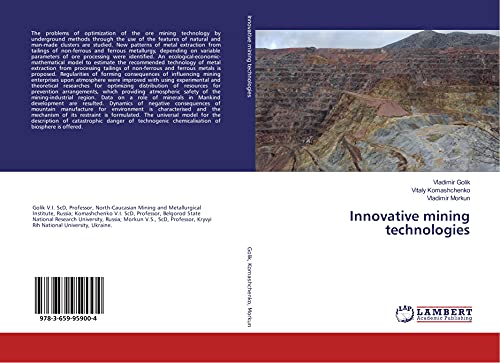 Imagen de archivo de Innovative mining technologies a la venta por Revaluation Books