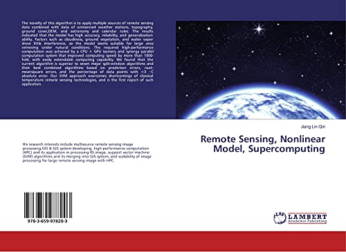 9783659978203: Remote Sensing, Nonlinear Model, Supercomputing