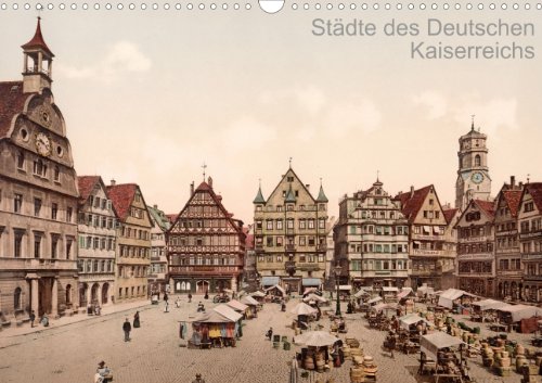 9783660107630: Stdte des Deutschen Kaiserreichs (Posterbuch DIN A3 quer): Deutsche Stdte um 1900 in alten Photochromen Posterbuch, 14 Seiten