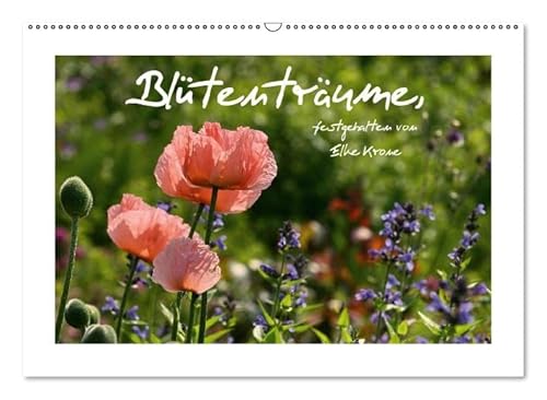 9783660333039: Bltentrume (Wandkalender immerwhrend DIN A2 quer): Gartenblumen im Portrait fotografiert von Elke Krone (Monatskalender, 14 Seiten)