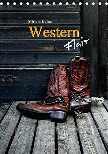 9783660679021: Western Flair Tischkalender 2015 Din a