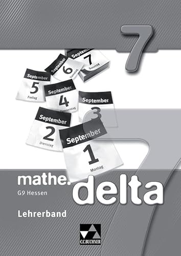 Beispielbild fr mathe.delta 7 Lehrerband Hessen (G9) -Language: german zum Verkauf von GreatBookPrices