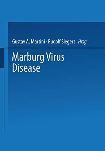 Stock image for Marburg Virus Disease for sale by HPB-Red