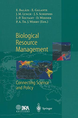 Imagen de archivo de Biological Resource Management Connecting Science and Policy a la venta por Lucky's Textbooks