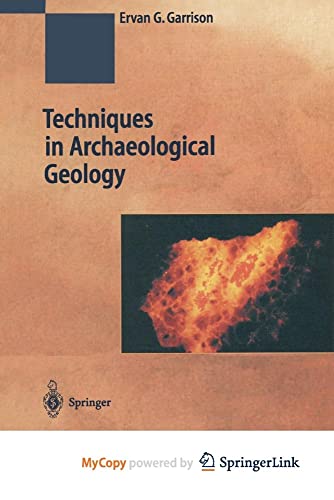 Imagen de archivo de Techniques in Archaeological Geology a la venta por PBShop.store US