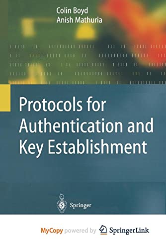 Stock image for Protocols for Authentication and Key Establishment for sale by Ria Christie Collections