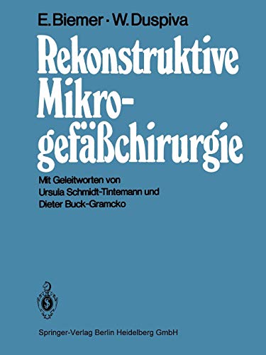 Imagen de archivo de Rekonstruktive Mikrogefsschirurgie a la venta por Revaluation Books