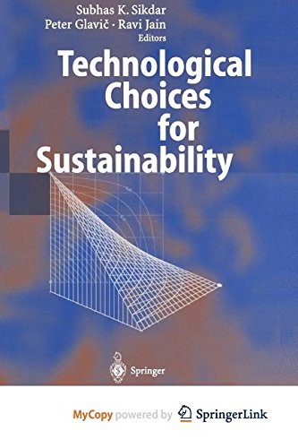 9783662102718: Technological Choices for Sustainability
