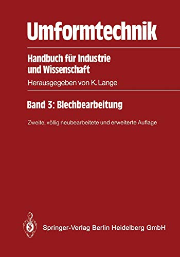 Imagen de archivo de Umformtechnik Handbuch fr Industrie und Wissenschaft a la venta por Buchpark
