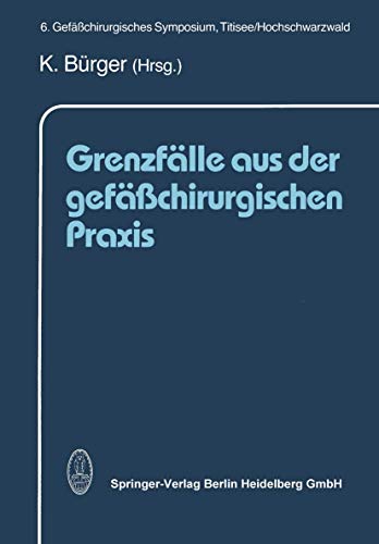 Imagen de archivo de Grenzflle aus der gefchirurgischen Praxis a la venta por Blackwell's