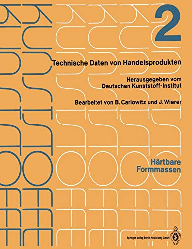 Stock image for Hrtbare Formmassen: Merkbltter 401?716 (Kunststoffe, 1-2 / 2) (German Edition) for sale by Lucky's Textbooks