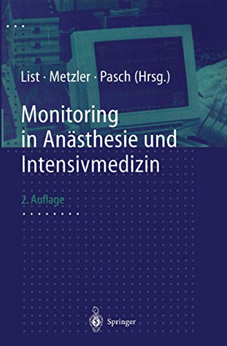 9783662125427: Monitoring in Ansthesie und Intensivmedizin