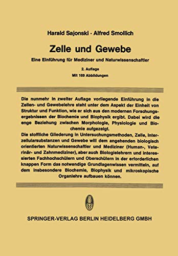 Beispielbild fr Zelle und Gewebe: Eine Einfhrung fr Mediziner und Naturwissenschaftler (German Edition) zum Verkauf von Lucky's Textbooks