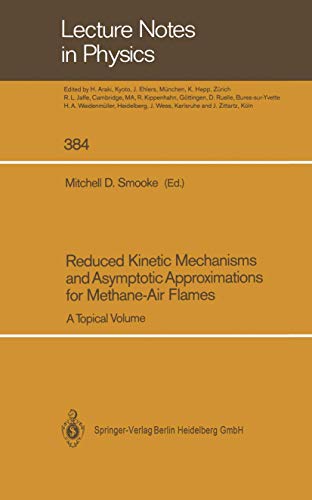 9783662138540: Reduced Kinetic Mechanisms and Asymptotic Approximations for Methane-Air Flames: A Topical Volume: 384 (Lecture Notes in Physics, 384)