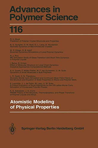 Beispielbild fr Atomistic Modeling of Physical Properties zum Verkauf von Revaluation Books