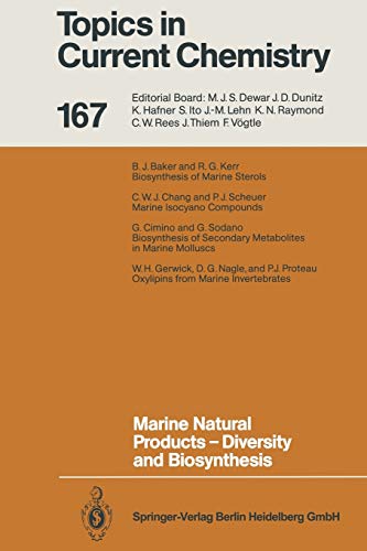 Beispielbild fr Marine Natural Products   Diversity and Biosynthesis zum Verkauf von Revaluation Books