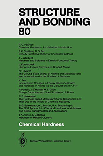 Imagen de archivo de Chemical Hardness (Structure and Bonding) a la venta por Revaluation Books