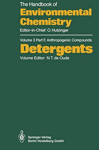 9783662149836: Detergents: 3 / 3F (The Handbook of Environmental Chemistry)