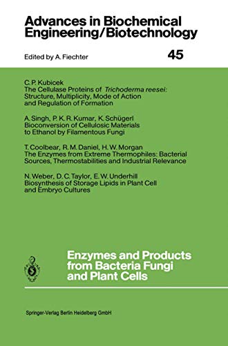 Stock image for Enzymes and Products from Bacteria Fungi and Plant Cells for sale by Revaluation Books