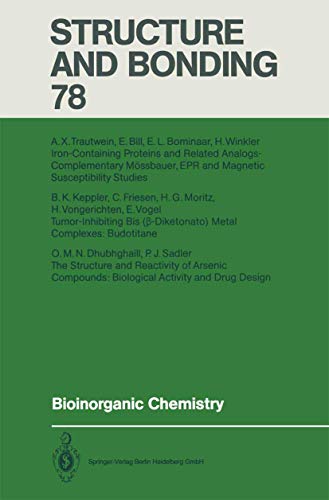 Imagen de archivo de Bioinorganic Chemistry (Structure and Bonding) a la venta por Revaluation Books