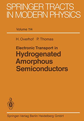 Immagine dell'editore per Electronic Transport in Hydrogenated Amorphous Semiconductors (Springer Tracts in Modern Physics) venduto da Ria Christie Collections