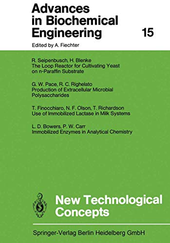 Beispielbild fr New Technological Concepts (Advances in Biochemical Engineering/Biotechnology, 15) zum Verkauf von Lucky's Textbooks