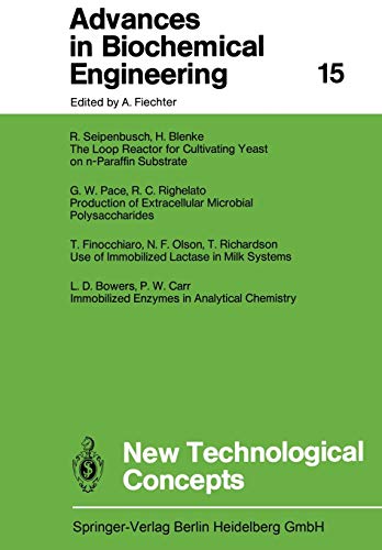 9783662154083: Advances in Biochemical Engineering, New Technological Concepts