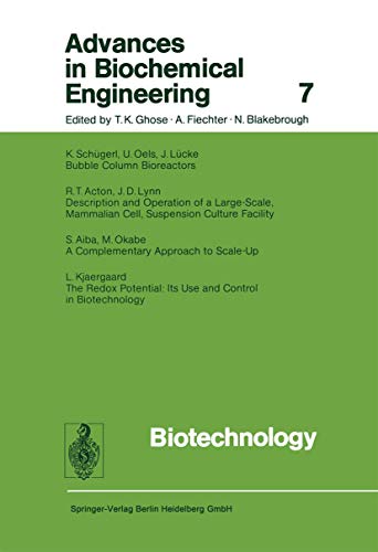 Stock image for Biotechnology (Advances in Biochemical Engineering/Biotechnology) for sale by GF Books, Inc.