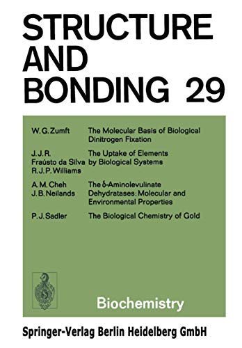 Beispielbild fr Structure and Bonding (Structure and Bonding, 29) zum Verkauf von Lucky's Textbooks